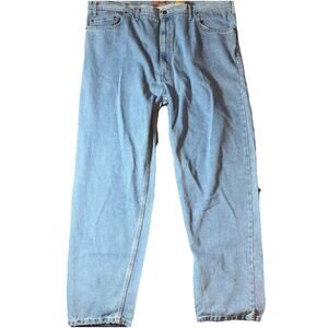NWT Berne Relaxed Fit Straight Leg Jeans Workwear Men’s 46x32 Light Wash